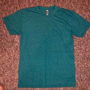 Green American Apparel Tee